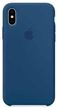 Чехол для iPhone X Apple Silicone Blue Cobalt